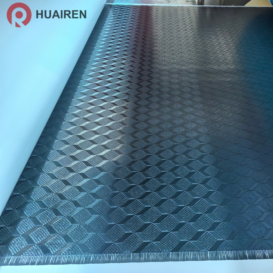 Кубический жаккардовый препрег из углеродного волокна 240 г/м²